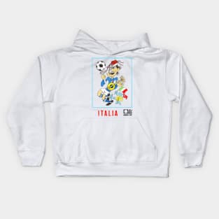 Italia 74 / Vintage Faded-Style Football Design Kids Hoodie